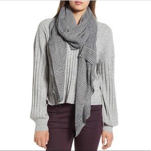 NWT Menswear Plaid Oblong Scarf